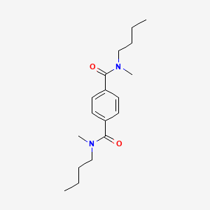 molecular formula C18H28N2O2 B4989356 N1N4-DIBUTYL-N1N4-DIMETHYLBENZENE-14-DICARBOXAMIDE 