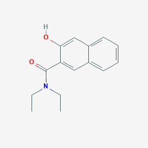 molecular formula C15H17NO2 B4989586 N,N-diethyl-3-hydroxynaphthalene-2-carboxamide 