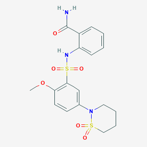 molecular formula C18H21N3O6S2 B4989990 MFCD10044404 