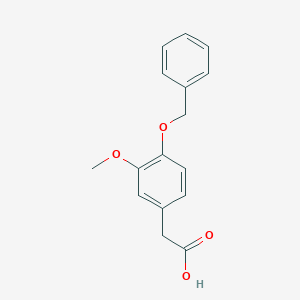 molecular formula C16H16O4 B049904 4-Benzyloxy-3-methoxyphenylacetic acid CAS No. 29973-91-9