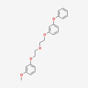 molecular formula C23H24O5 B4990706 1-Methoxy-3-[2-[2-(3-phenoxyphenoxy)ethoxy]ethoxy]benzene 
