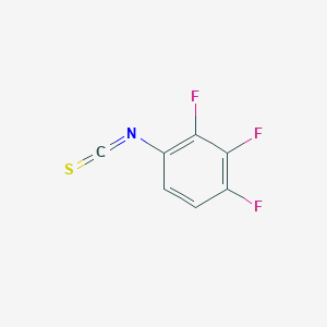 molecular formula C7H2F3NS B049917 2,3,4-三氟苯基异硫氰酸酯 CAS No. 119474-40-7