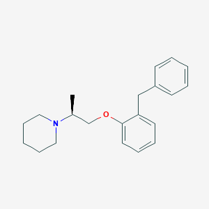 molecular formula C21H27NO B049920 (S)-benproperine CAS No. 124700-66-9