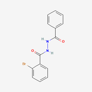 molecular formula C14H11BrN2O2 B4992086 N'-benzoyl-2-bromobenzohydrazide 