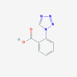 molecular formula C8H6N4O2 B049921 2-(1H-tetrazol-1-yl)benzoic acid CAS No. 116570-12-8