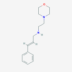 molecular formula C15H22N2O B499220 N-cinnamyl-N-[2-(4-morpholinyl)ethyl]amine 