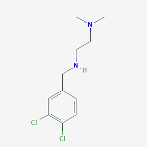 molecular formula C11H16Cl2N2 B499221 N'-(3,4-dichlorobenzyl)-N,N-dimethylethane-1,2-diamine CAS No. 91429-04-8
