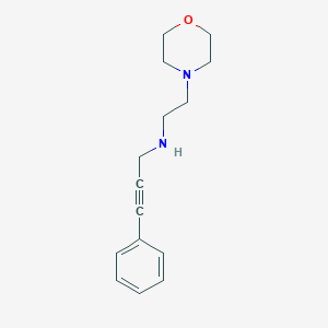 molecular formula C15H20N2O B499227 N-(2-morpholin-4-ylethyl)-3-phenylprop-2-yn-1-amine 