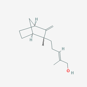 molecular formula C15H24O B049924 Santalol CAS No. 77-42-9