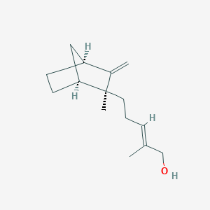 molecular formula C₁₅H₂₄O B049924 β-檀香醇 CAS No. 77-42-9
