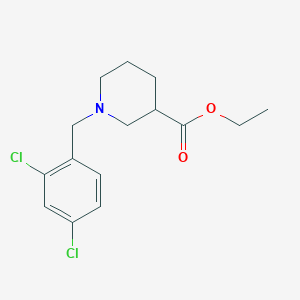 molecular formula C15H19Cl2NO2 B4992467 Ethyl 1-(2,4-dichlorobenzyl)piperidine-3-carboxylate 