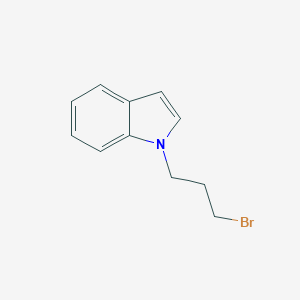molecular formula C11H12BrN B049928 1-(3-Bromopropyl)indole CAS No. 125334-52-3
