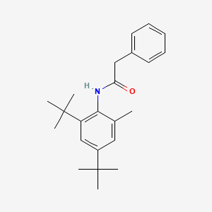 molecular formula C23H31NO B4992894 N-(2,4-di-tert-butyl-6-methylphenyl)-2-phenylacetamide 