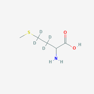 molecular formula C5H11NO2S B049931 2-Amino-3,3,4,4-tetradeuterio-4-methylsulfanylbutanoic acid CAS No. 93709-61-6