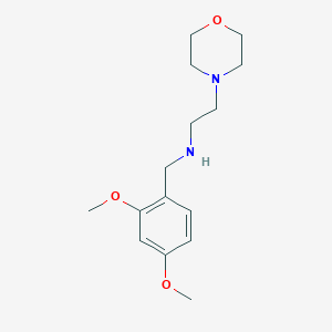 molecular formula C15H24N2O3 B499312 N-(2,4-dimethoxybenzyl)-2-(morpholin-4-yl)ethanamine 