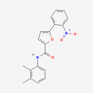 molecular formula C19H16N2O4 B4993121 N-(2,3-dimethylphenyl)-5-(2-nitrophenyl)-2-furamide 