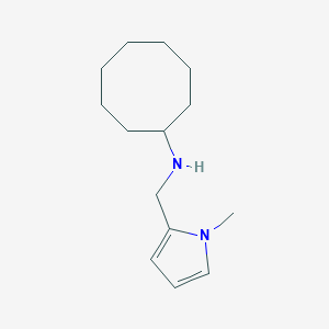 molecular formula C14H24N2 B499382 N-cyclooctyl-N-[(1-methyl-1H-pyrrol-2-yl)methyl]amine 