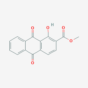 molecular formula C16H10O5 B4994193 methyl 1-hydroxy-9,10-dioxo-9,10-dihydro-2-anthracenecarboxylate 