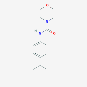 molecular formula C15H22N2O2 B4994278 N-(4-sec-butylphenyl)-4-morpholinecarboxamide 