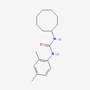 molecular formula C17H26N2O B4994337 N-cyclooctyl-N'-(2,4-dimethylphenyl)urea 