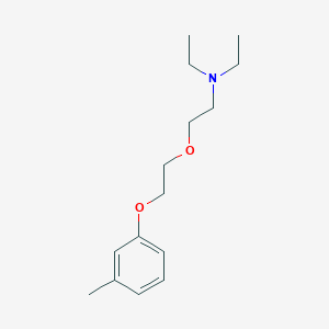 molecular formula C15H25NO2 B4994441 N,N-diethyl-2-[2-(3-methylphenoxy)ethoxy]ethanamine 