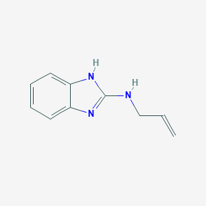molecular formula C10H11N3 B049945 N-Allyl-1H-benzo[d]imidazol-2-amine CAS No. 120161-04-8