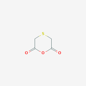 molecular formula C4H4O3S B049946 1,4-Oxathiane-2,6-dione CAS No. 3261-87-8