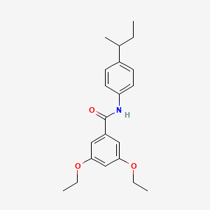 molecular formula C21H27NO3 B4995075 N-(4-sec-butylphenyl)-3,5-diethoxybenzamide 
