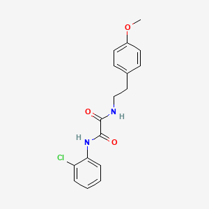 molecular formula C17H17ClN2O3 B4995165 N-(2-chlorophenyl)-N'-[2-(4-methoxyphenyl)ethyl]ethanediamide 