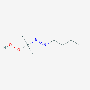 molecular formula C7H16N2O2 B049952 2-Butylazo-2-propyl hydroperoxide CAS No. 117135-59-8