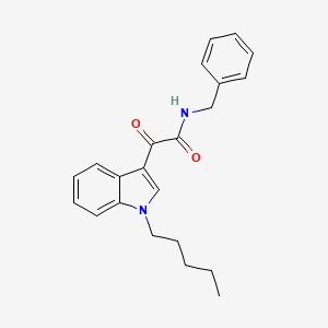 molecular formula C22H24N2O2 B4995325 N-benzyl-2-oxo-2-(1-pentyl-1H-indol-3-yl)acetamide 