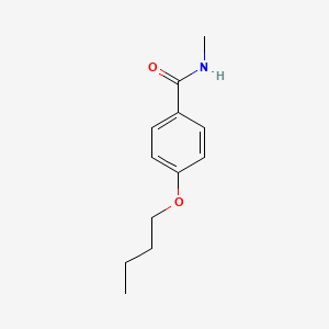 molecular formula C12H17NO2 B4995329 4-butoxy-N-methylbenzamide 