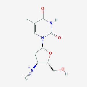 molecular formula C11H13N3O4 B049958 3'-异氰基-3'-脱氧胸苷 CAS No. 123533-12-0