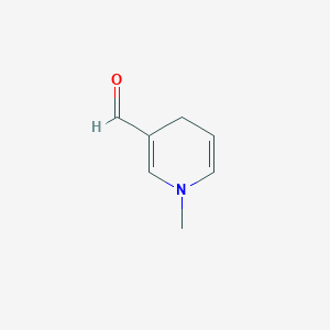 molecular formula C7H9NO B049959 1-Methyl-4H-pyridine-3-carbaldehyde CAS No. 117539-14-7