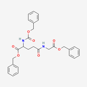 molecular formula C29H30N2O7 B4996554 benzyl 2-{[(benzyloxy)carbonyl]amino}-5-{[2-(benzyloxy)-2-oxoethyl]amino}-5-oxopentanoate 