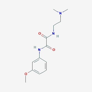 molecular formula C13H19N3O3 B4996946 N-[2-(dimethylamino)ethyl]-N'-(3-methoxyphenyl)ethanediamide CAS No. 6100-32-9