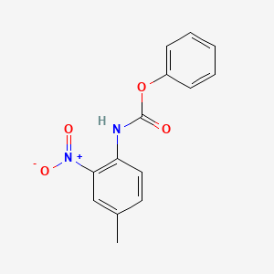 molecular formula C14H12N2O4 B4997044 phenyl (4-methyl-2-nitrophenyl)carbamate 