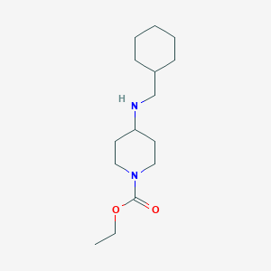 molecular formula C15H28N2O2 B4997107 Ethyl 4-(cyclohexylmethylamino)piperidine-1-carboxylate 