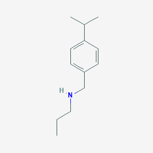 molecular formula C13H21N B499715 N-(4-Isopropylbenzyl)propan-1-amine CAS No. 889950-02-1