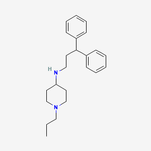 molecular formula C23H32N2 B4997157 N-(3,3-diphenylpropyl)-1-propyl-4-piperidinamine oxalate 