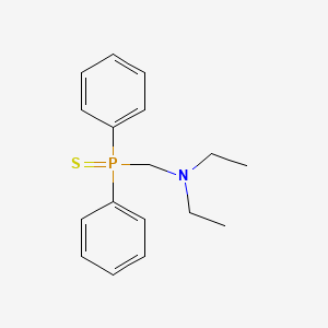 molecular formula C17H22NPS B4997331 N-(diphenylphosphinothioylmethyl)-N-ethylethanamine 