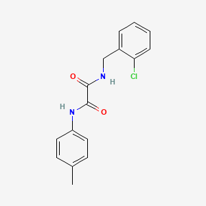 molecular formula C16H15ClN2O2 B4997887 N-[(2-chlorophenyl)methyl]-N'-(4-methylphenyl)oxamide CAS No. 6059-58-1