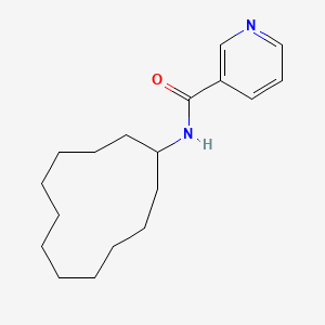 molecular formula C18H28N2O B4997948 N-cyclododecylpyridine-3-carboxamide 