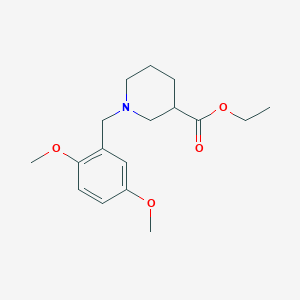 molecular formula C17H25NO4 B4998081 ethyl 1-(2,5-dimethoxybenzyl)-3-piperidinecarboxylate 