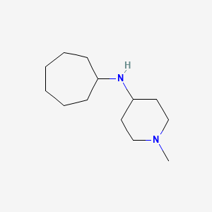 molecular formula C13H26N2 B4998582 N-cycloheptyl-1-methylpiperidin-4-amine 