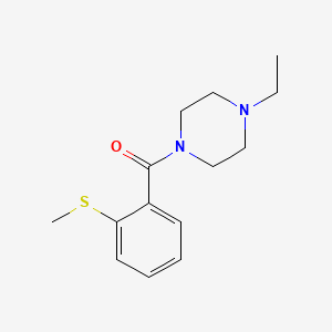 molecular formula C14H20N2OS B4998636 (4-Ethylpiperazin-1-yl)-(2-methylsulfanylphenyl)methanone 