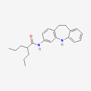 molecular formula C22H28N2O B4998803 N-(10,11-dihydro-5H-dibenzo[b,f]azepin-3-yl)-2-propylpentanamide 