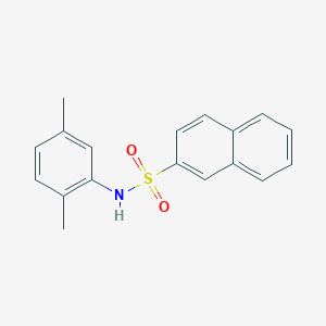 molecular formula C18H17NO2S B499888 N-(2,5-dimethylphenyl)-2-naphthalenesulfonamide 