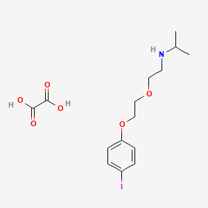 molecular formula C15H22INO6 B4999006 N-[2-[2-(4-iodophenoxy)ethoxy]ethyl]propan-2-amine;oxalic acid 