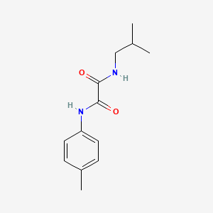 molecular formula C13H18N2O2 B4999031 N-(4-methylphenyl)-N'-(2-methylpropyl)ethanediamide 